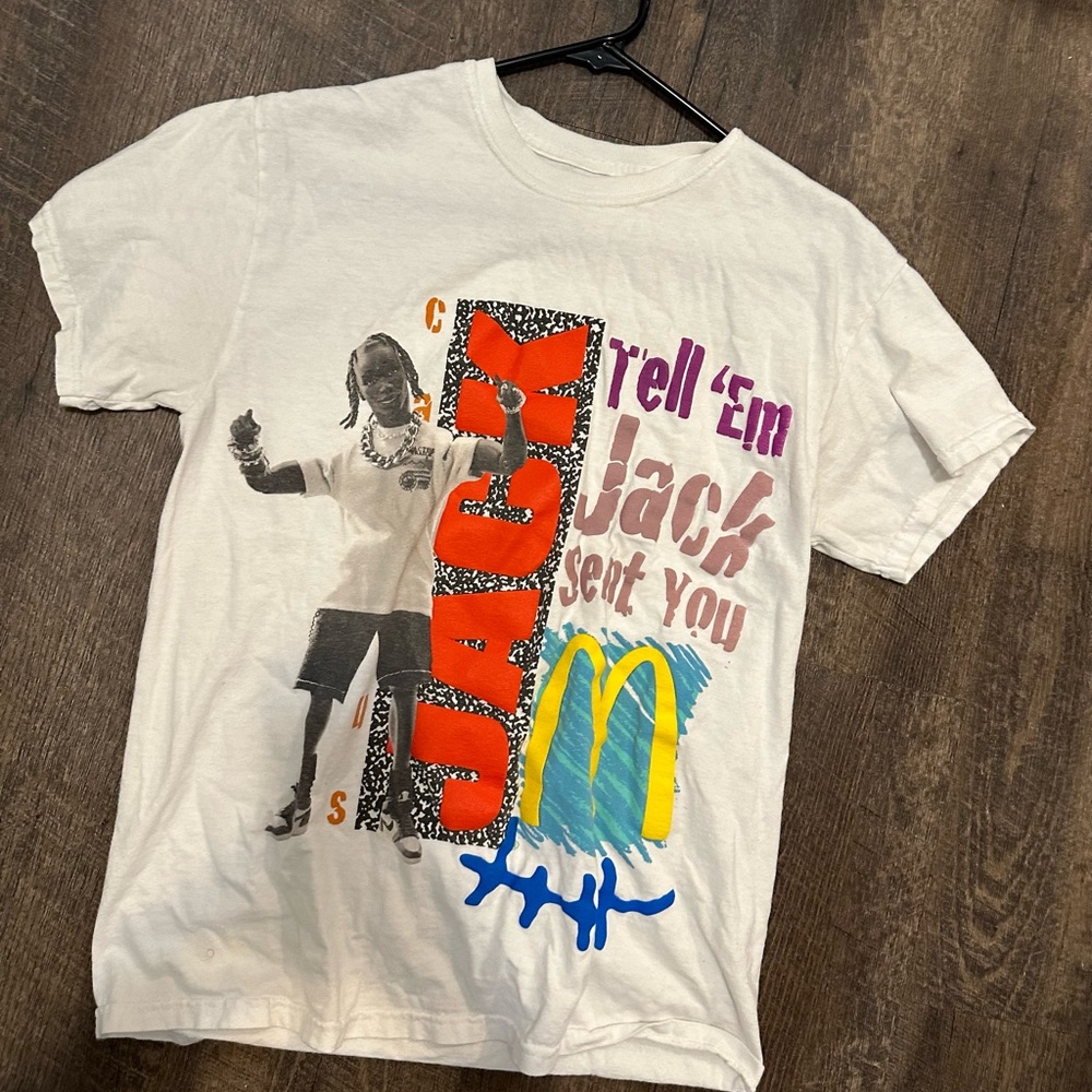Travis Scott x McDonald’s Collab Tee
